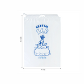 8 Lbs Pack of 100 Ice Bags With Cotton Drawstring - Infinite Pack